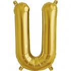 Burtu balons "U",  41cm, folijas figūra paredzēta piepūšanai ar gaisu