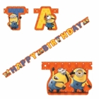 Party banner  Minions "HAPPY BIRTHDAY" 1.8m