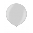 Apaļas formas liels lateksa balons sudraba krāsa, 90cm, metālika, 1 gab. 