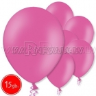 10.5"/27cm  lateksa balons, pastels, rozā,  15 gab.