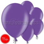 10.5"/27cm lateksa balons, metalliks, violets, 15 gab.