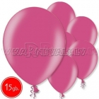 10.5"/27cm lateksa balons, metalliks, tumši rozā, 15 gab.