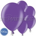 Metallik, violeti, 10.5"/27cm lateksa baloni, 100 gab. 