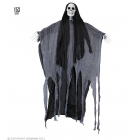 Dekorācija HelovĪniem "Skelets", melna, piekaramā, izmērs 153 cm   153 cm