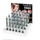 "GLITTER MAKEUP PENCILS" display box - 3,5 ml - 6 colors ass.: red, blue, green, purple, pink, multi