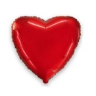 Шар в форме красного сердца, фольгированный, 43 см